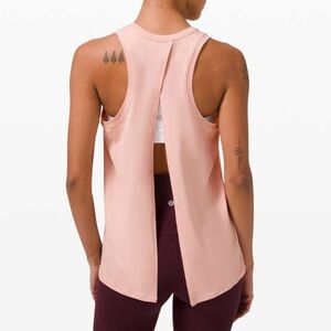 Lululemon All Tied Up Tank Top Pink Size 8
